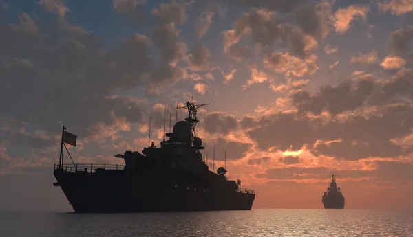 El barco militar —  Fotos de Stock