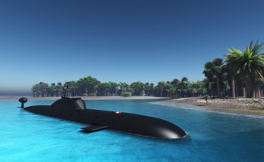 The military ship