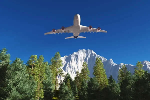 The  plane — Stock Photo, Image