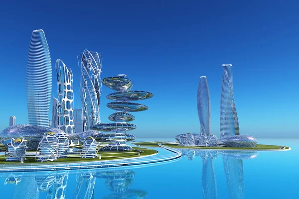 Future City Costa —  Fotos de Stock