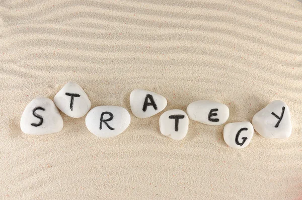 PALABRA DE ESTRATEGIA —  Fotos de Stock