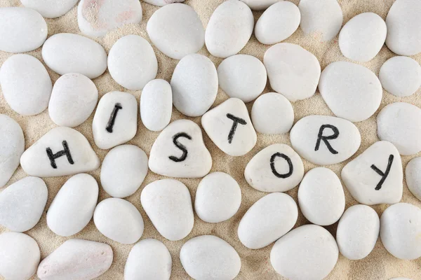 Parola di storia — Foto Stock