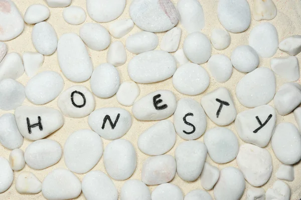 Honesty word — Stock Photo, Image