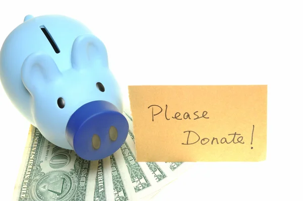 Piggy bank for donate — Stock Photo, Image