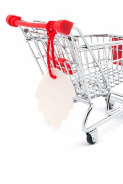 alışveriş sepeti etiketi