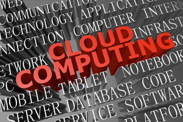 Cloud computing — Stock fotografie