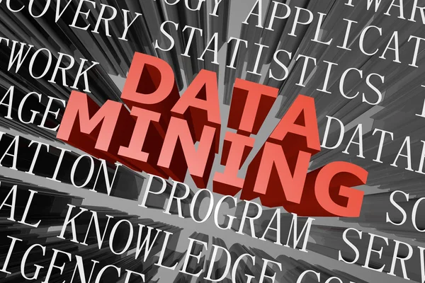 Data Mining Word Cloud — Stockfoto