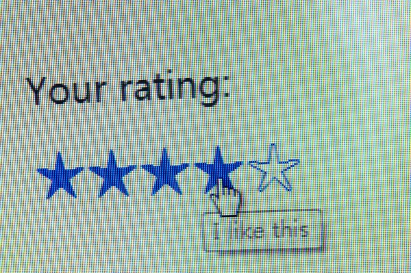 Sizin rating — Stok fotoğraf