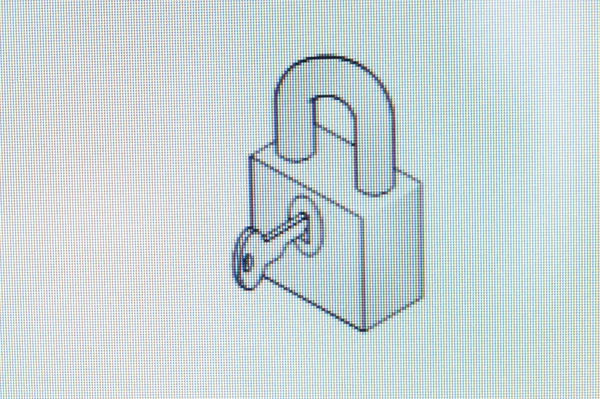Chiave e serratura — Foto Stock