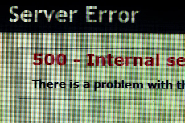 Server error page — Stock Photo, Image