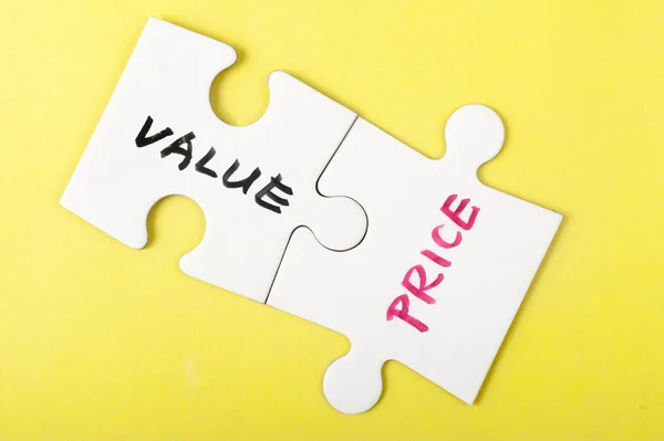 Woorden van waarde en prijs — Stockfoto