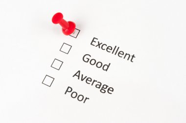 mükemmel, iyi, ortalama veya yoksul