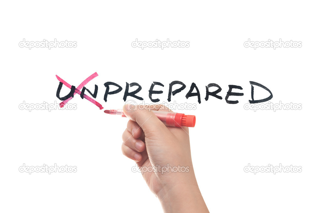 Unprepared to prepared