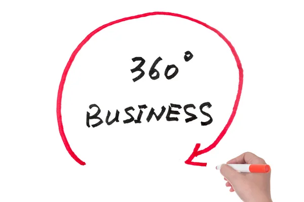 360 degree business — Stock Photo, Image