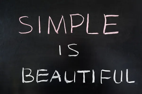 Simple is beautiful — Stock Photo, Image