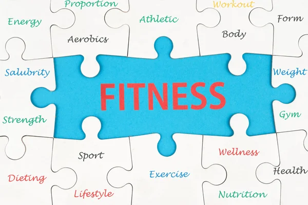 Fitness concept words — Stock Photo, Image