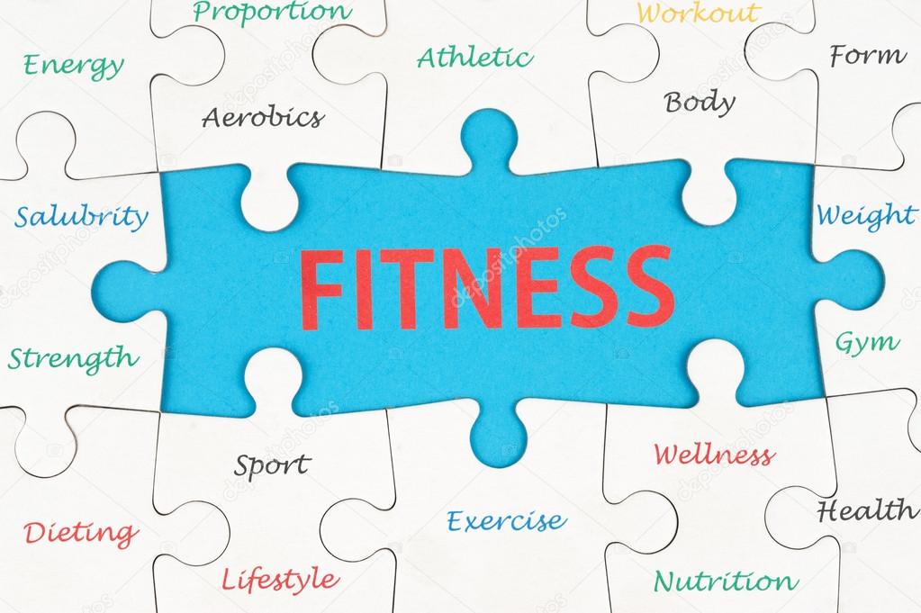 Fitness concept words