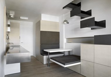 küçük modern oturma odası