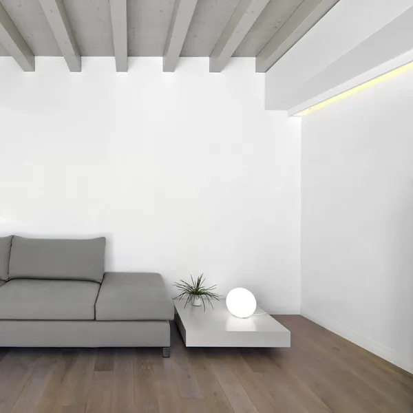 kumaş koltuk modern bir oturma odasında