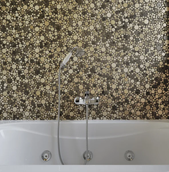 Detail der Badewanne im Badezimmer — Stockfoto