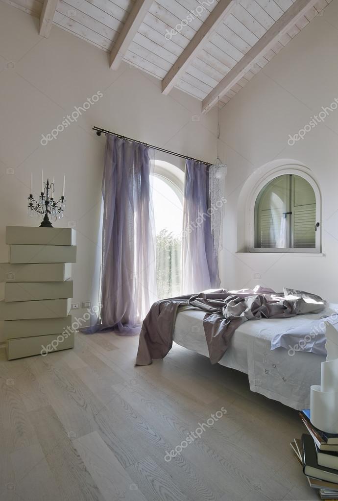 Modern hálószoba, tetÅtéri szoba — stock fotó © aaphotograph #50516221