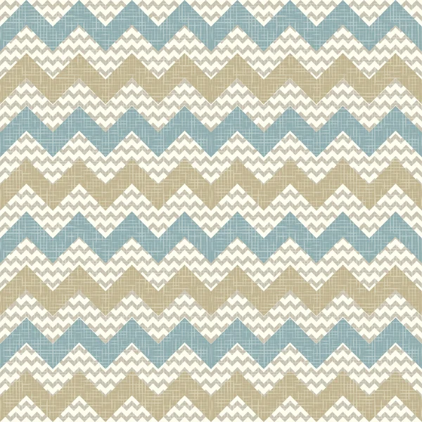 Motif chevron sans couture sur la texture de lin — Image vectorielle