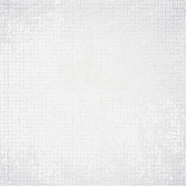 White old canvas texture grunge background — Stock Vector