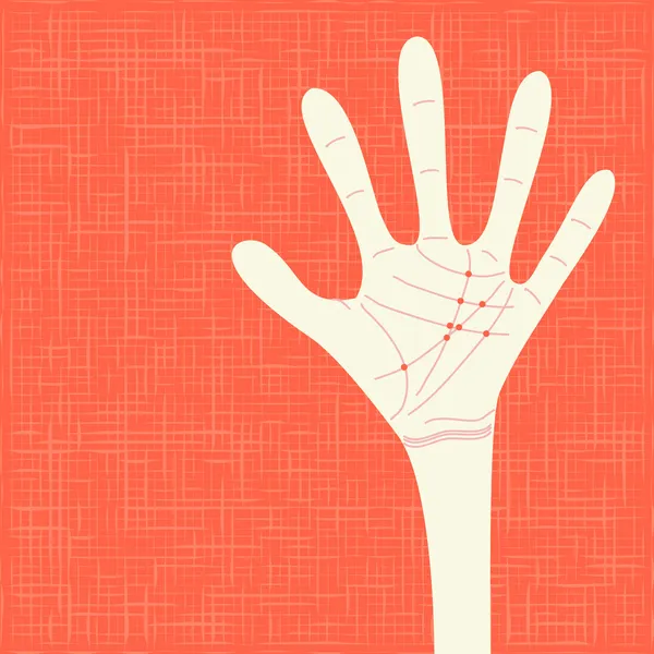 Kleurrijke handen warm, vector illustratie — Stockvector