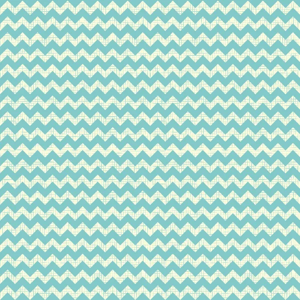 Motif vectoriel chevron sans couture sur toile toile turquoise . — Image vectorielle