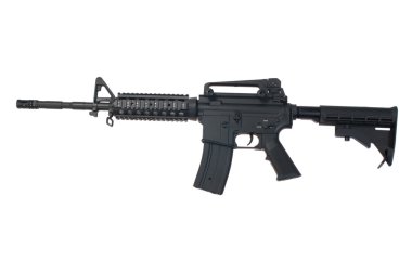 M4 carbine isolated on a white background clipart