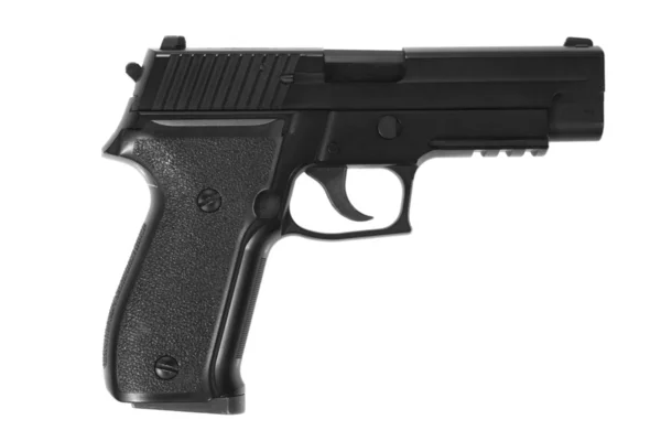 P226 pistola de mão isolada no fundo branco — Fotografia de Stock