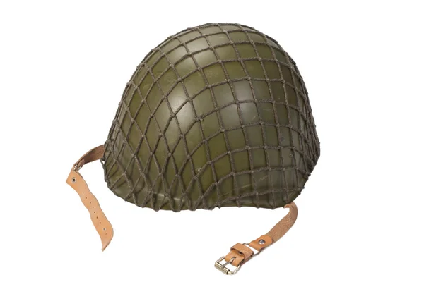 Army helmet isolated on white — Stock Photo, Image