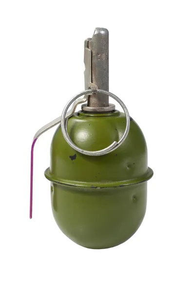 Grenade isolée sur fond blanc — Photo