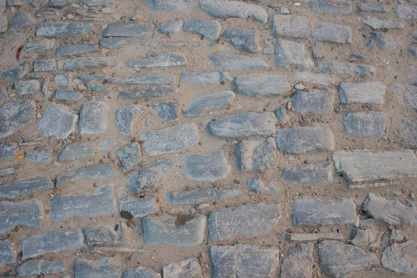 中世の石畳の道の背景 — ストック写真