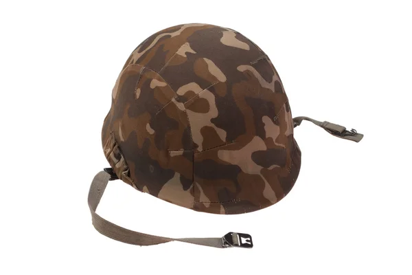 Ons militaire helm met Sovjet-Unie camouflage cover — Stockfoto