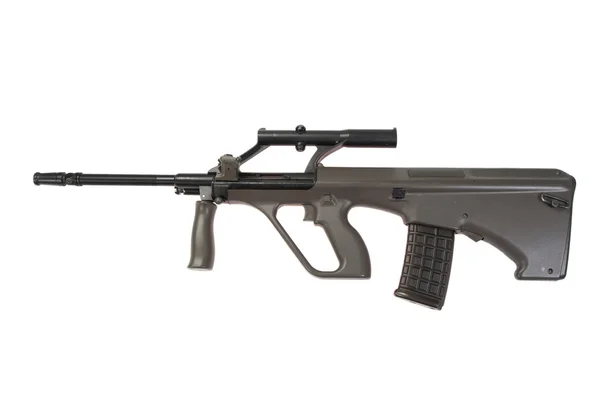 Steyer Aug rifle assalto isolado — Fotografia de Stock