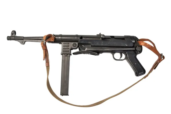 MP38-40 submachine gun on white background — Stock Photo, Image