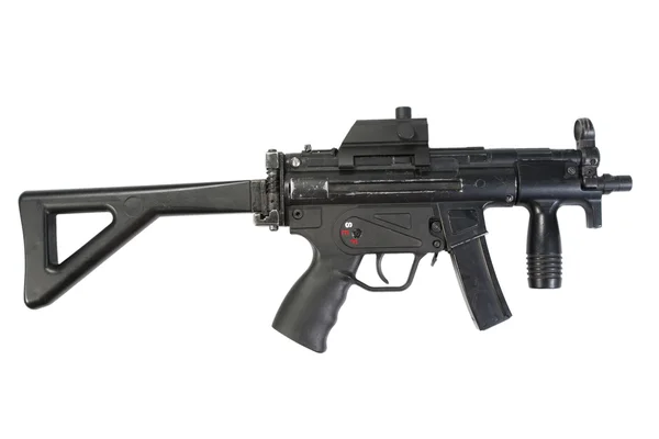 Subfusil moderno alemán MP5 aislado — Foto de Stock