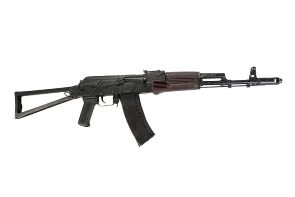 Kalaschnikow-Sturmgewehr Aks74 isoliert auf weißem Hintergrund — Stockfoto