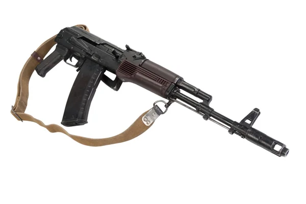 Kalaschnikow ak74 isoliert auf weißem Hintergrund — Stockfoto