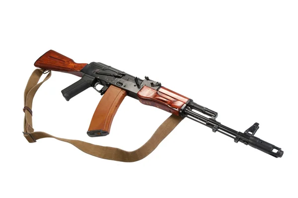 Kalashnikov assault rifle ak-74 isolated on a white background — Stock Photo, Image