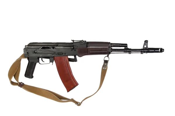 Kałasznikow szturmowy karabin aks-74 z mocowaniem bagnetowym — Zdjęcie stockowe