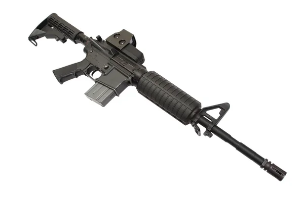 M4A1 carbine with optical gunsight — Stock Photo, Image