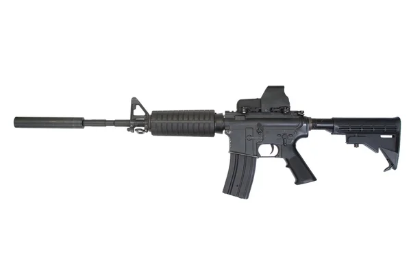 M4 carbine with silencer — Stock Photo, Image