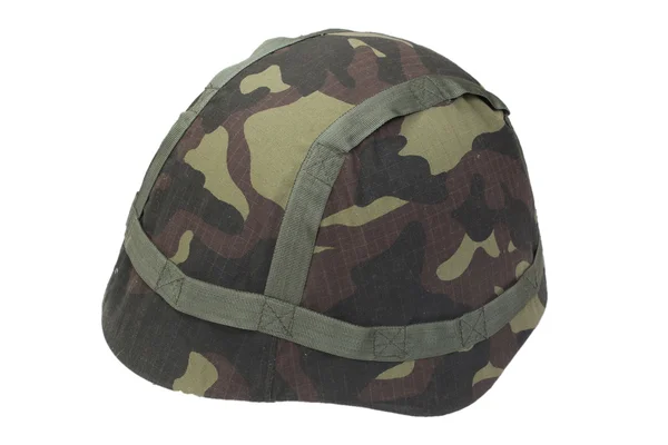 Camuflagem capacete militar — Fotografia de Stock
