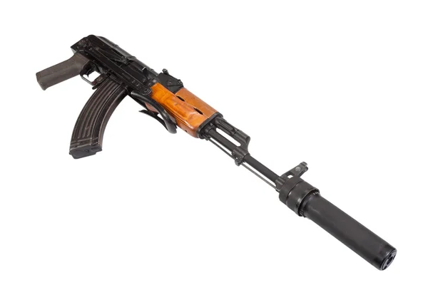 Kalashnikov specnaz with silencer — Stock Photo, Image