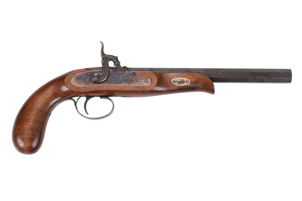 Старый дуэльный пистолет — стоковое фото