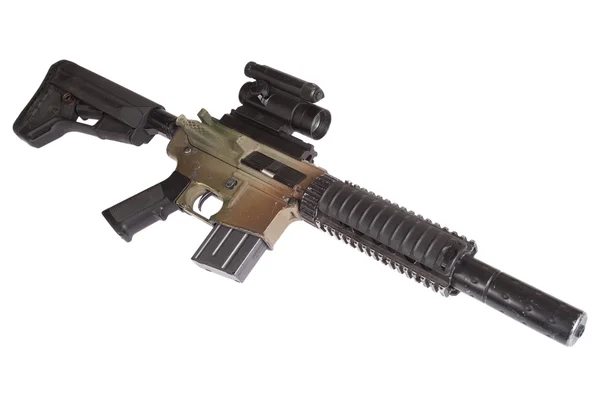 Fusil de operaciones especiales con mira de pistola — Foto de Stock