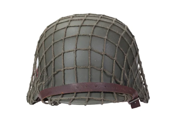 Camouflaged german army helmet World War II period — Stock Photo, Image