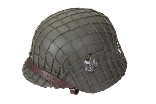 Camouflaged german army helmet — Stock Photo, Image
